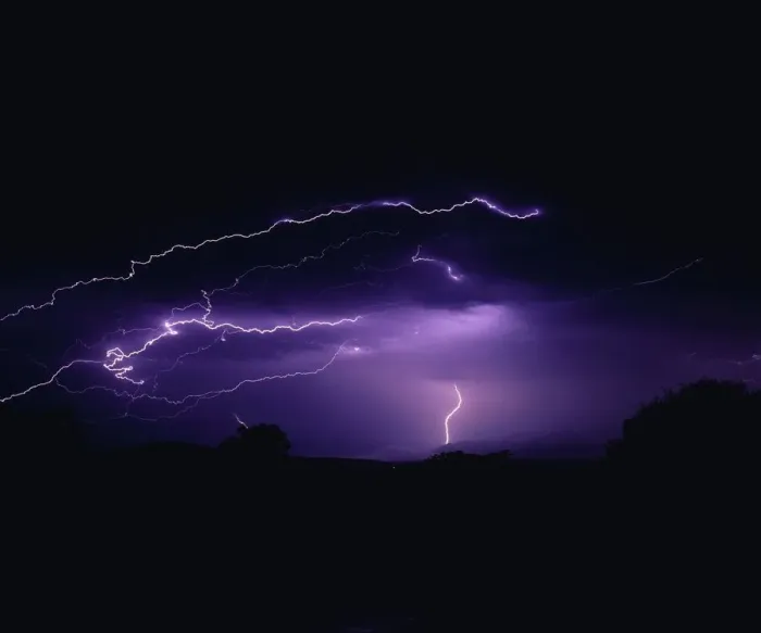 Framed Print : Evening Electrical Storm and Fork Lightning Framed Print : Evening Electrical Storm and Fork Lightning