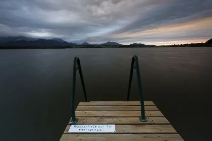 Framed Print : Evening mood at Lake Hopfensee in Allgaeu, Bavaria, Germany, Europe, PublicGround Framed Print : Evening mood at Lake Hopfensee in Allgaeu, Bavaria, Germany, Europe, PublicGround