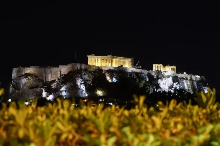 Framed Print : Evening view on the Acropolis, Athens, Greece Framed Print : Evening view on the Acropolis, Athens, Greece
