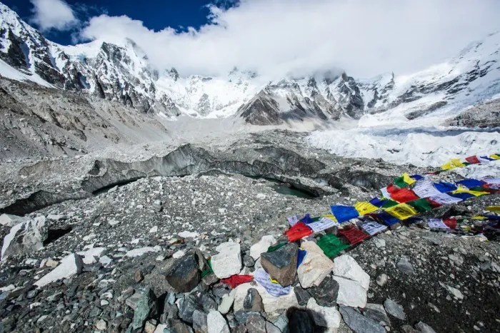 Framed Print : Everest base camp, Everest base camp trek, Himalayas, Nepal, prayer flags, Colour Image Framed Print : Everest base camp, Everest base camp trek, Himalayas, Nepal, prayer flags, Colour Image