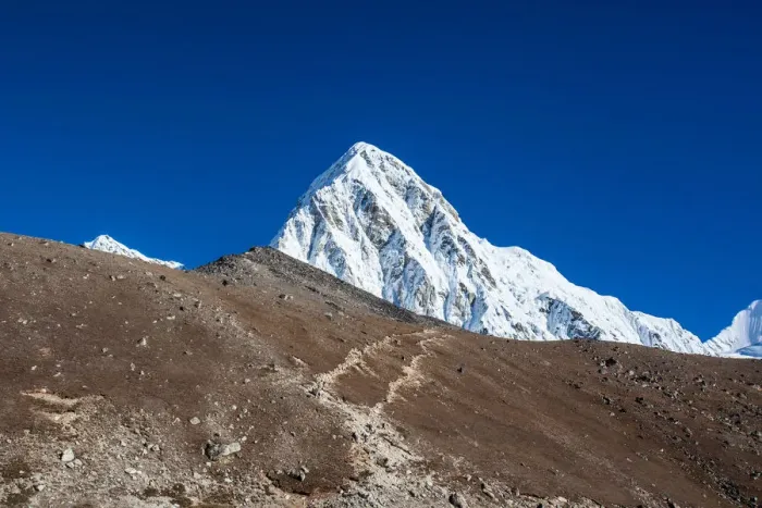 Framed Print : Everest base camp trek, Gorak Shep, Himalayas, Nepal, Colour Image, Color Image, Photography