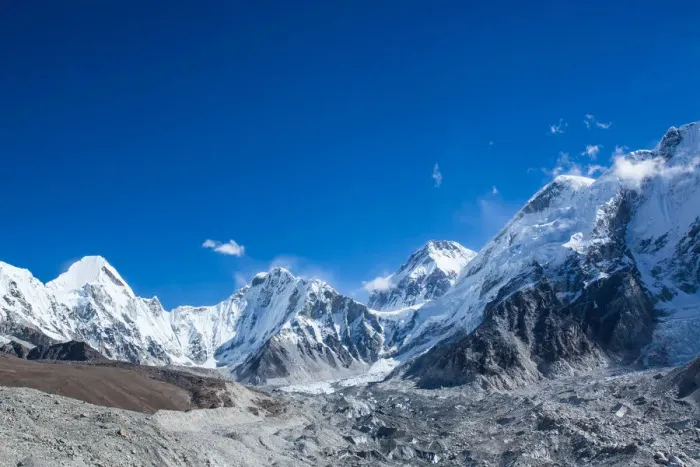 Framed Print : Everest base camp trek, Himalayas, Khumbu glacier, Nepal, Colour Image, Color Image