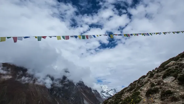 Framed Print : Everest base camp trek, Himalayas, Nepal, prayer flags, Colour Image, Color Image Framed Print : Everest base camp trek, Himalayas, Nepal, prayer flags, Colour Image, Color Image