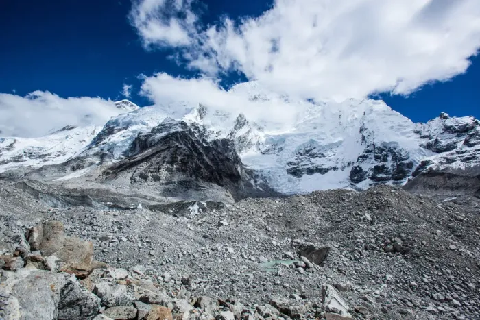 Framed Print : Everest base camp trek, Himalayas, Khumbu glacier, Nepal, Colour Image, Color Image
