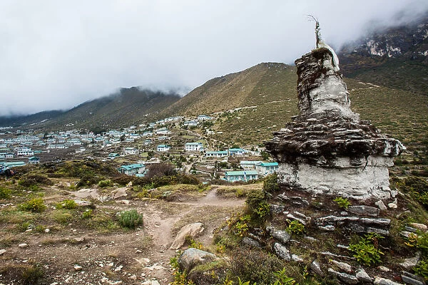 Everest base camp trek, Himalayas, Khumjung, Nepal, Colour Image, Color Image, Photography