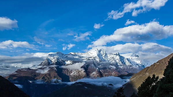 Everest base camp trek, Himalayas, Nepal, Tengboche, Colour Image, Color Image, Photography