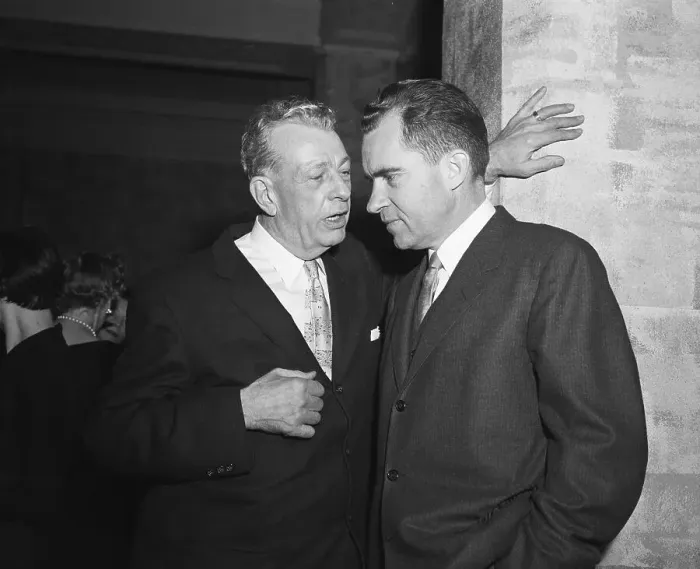 Framed Print : Everett Dirkson and Richard Nixon Talking Framed Print : Everett Dirkson and Richard Nixon Talking