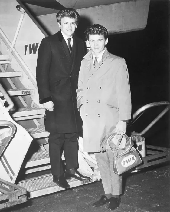 Framed Print : Everly Brothers Outside Of Plane