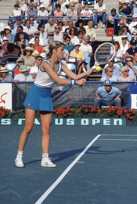 Framed Print : Evert On The Court At US Open Framed Print : Evert On The Court At US Open