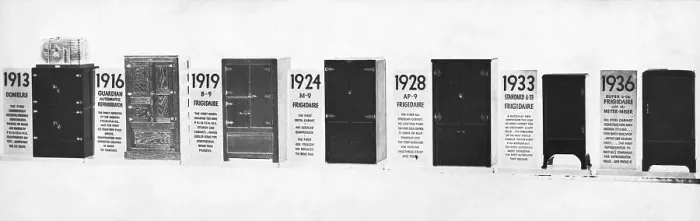 Framed Print : Evolution of the Refrigerator