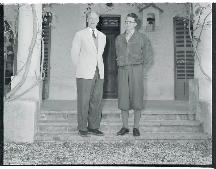 Framed Print : Ex King Leopold of Belgium and His Son King Baudouin I Framed Print : Ex King Leopold of Belgium and His Son King Baudouin I