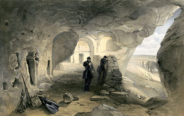 Excavated Church in the Caverns of Inkerman, Ukraine