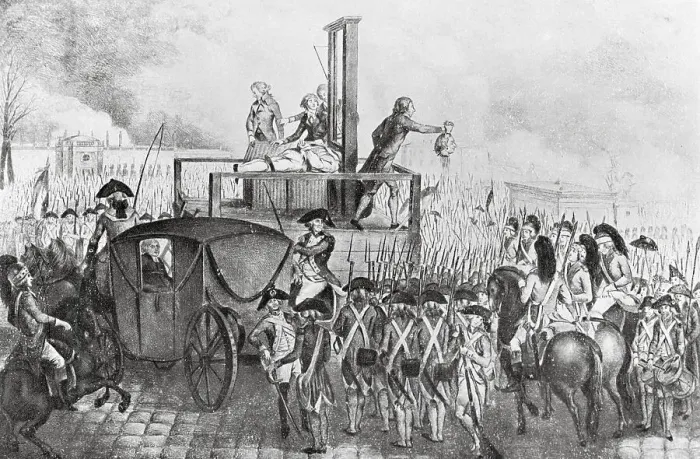 Framed Print : Execution of Louis XVI Framed Print : Execution of Louis XVI