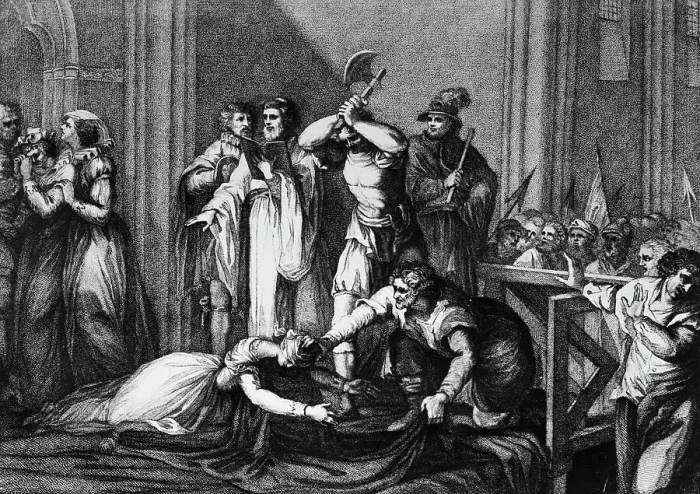Framed Print : The Execution of Mary, Queen of Scots Framed Print : The Execution of Mary, Queen of Scots