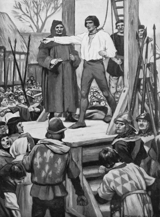 Framed Print : Execution Of Warbeck Framed Print : Execution Of Warbeck