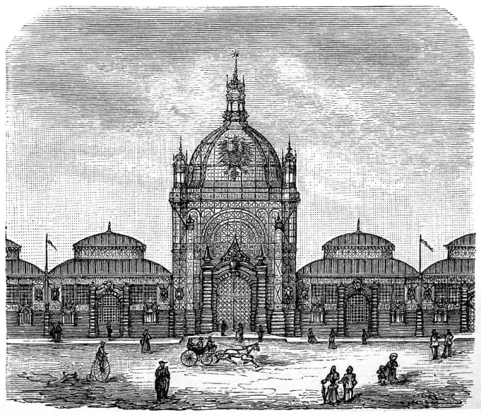 Framed Print : Exhibition building in Berlin Framed Print : Exhibition building in Berlin