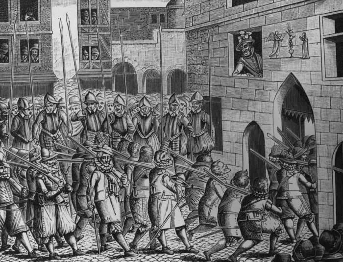 Framed Print : Exit of Spaniards