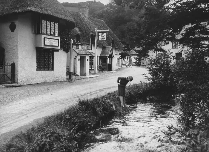 Framed Print : Exmoor Village Framed Print : Exmoor Village