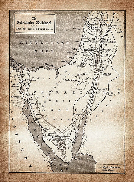Exodus of the Israelites map