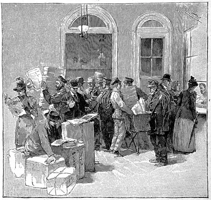 Framed Print : In the expedition, publishing house, of the magazine Gartenlaube in 1890, Berlin, Germany, Historic, digital reproduction of an original 19th-century original Framed Print : In the expedition, publishing house, of the magazine Gartenlaube in 1890, Berlin, Germany, Historic, digital reproduction of an original 19th-century original