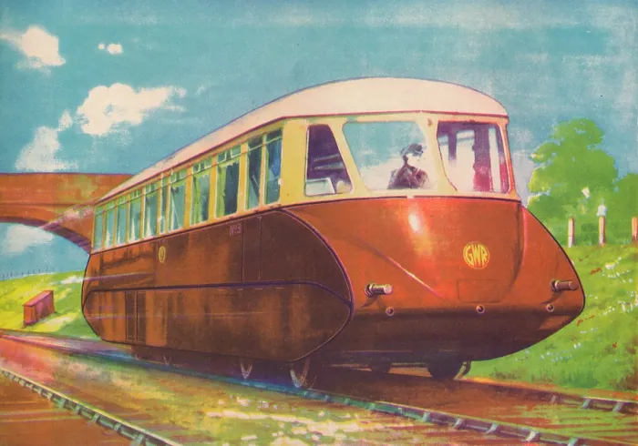 Framed Print : Express Diesel Engine Rail Car, G.W.R. 1940 Framed Print : Express Diesel Engine Rail Car, G.W.R. 1940