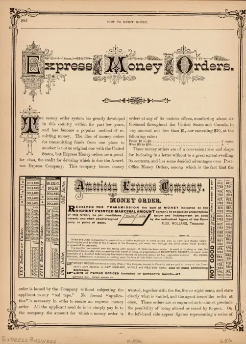 Framed Print : Express Money Orders