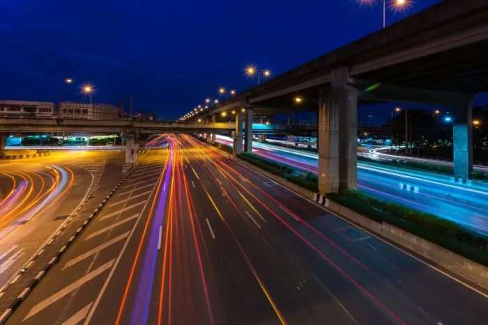 Framed Print : Expressway in Bangkok