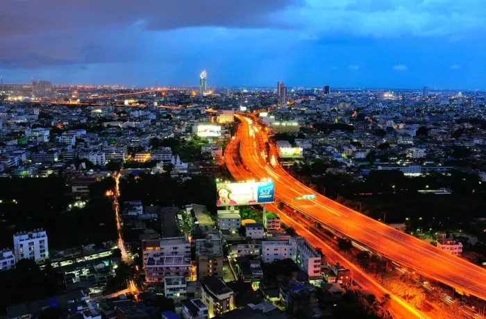 Framed Print : Expressway of bangkok