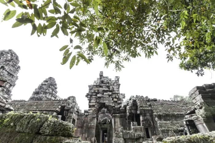 Framed Print : Exterior of Banteay Kdei in Angkor, Cambodia Framed Print : Exterior of Banteay Kdei in Angkor, Cambodia