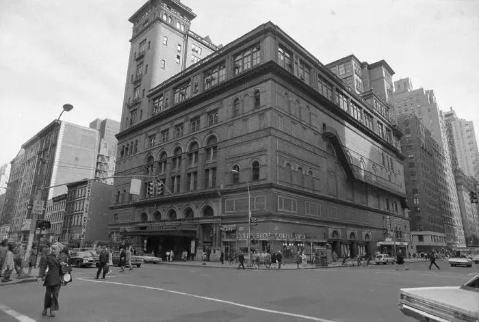 Framed Print : Exterior Of Carnegie Hall