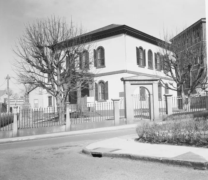 Framed Print : Exterior of Early American Synagogue Framed Print : Exterior of Early American Synagogue