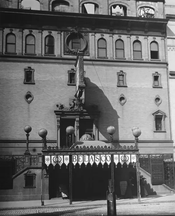 Framed Print : Exterior of Early Belasco Theater Framed Print : Exterior of Early Belasco Theater