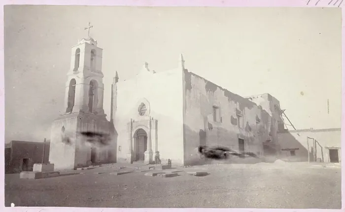 Framed Print : Exterior of Early Mexican Church Framed Print : Exterior of Early Mexican Church