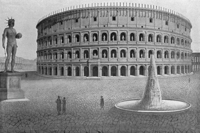 Framed Print : Exterior of Early Roman Stadium Framed Print : Exterior of Early Roman Stadium