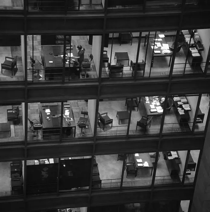 Framed Print : Exterior of Ford Foundation Building Framed Print : Exterior of Ford Foundation Building