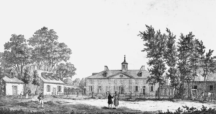 Framed Print : Exterior of George Washington's Estate Framed Print : Exterior of George Washington's Estate