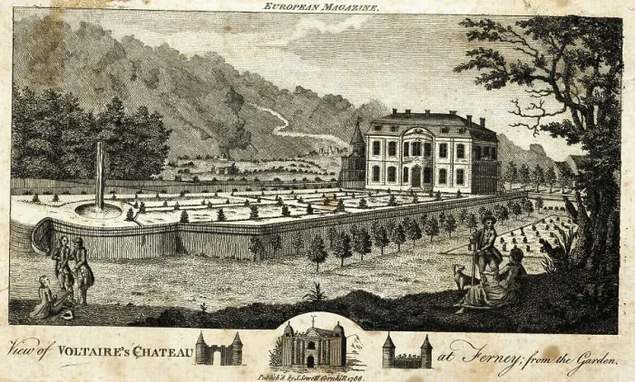 Framed Print : Exterior of the Huge Voltaire Estate Framed Print : Exterior of the Huge Voltaire Estate