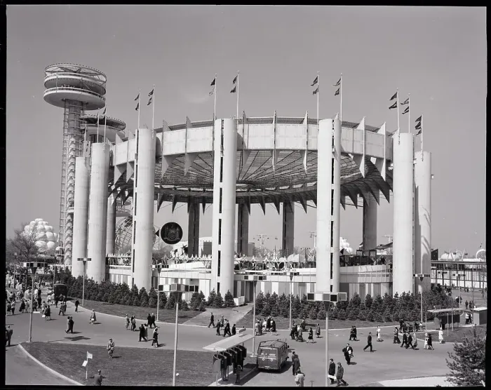 Framed Print : Exterior of New York State Pavillion Framed Print : Exterior of New York State Pavillion