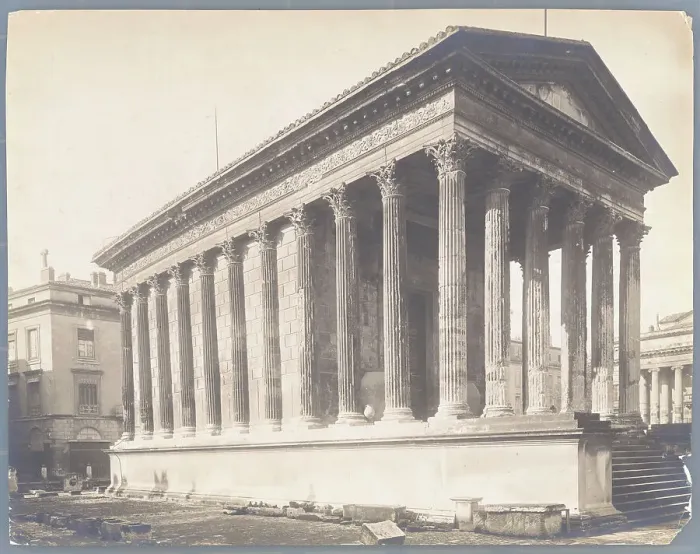 Framed Print : Exterior of Roman Buildings Framed Print : Exterior of Roman Buildings