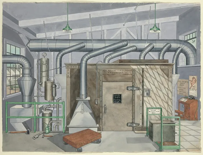 Framed Print : Exterior Sand Blasting Chamber Framed Print : Exterior Sand Blasting Chamber