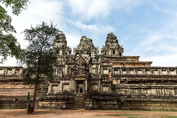 Exterior of Ta Keo in Angkor, Cambodia