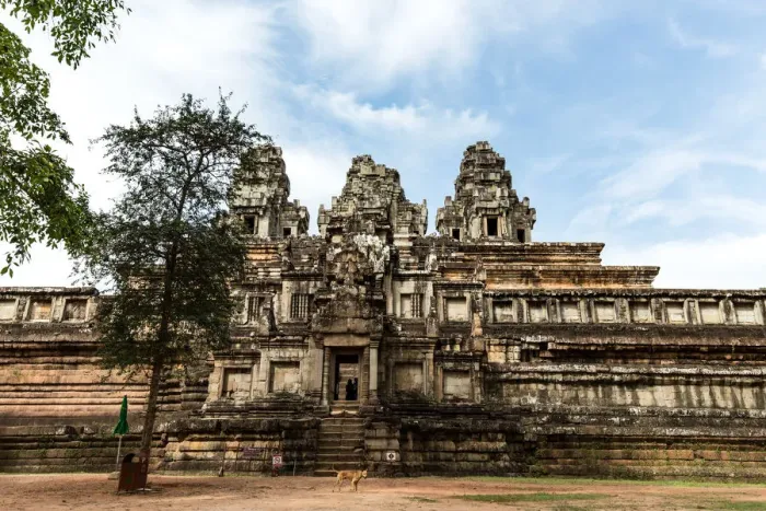 Framed Print : Exterior of Ta Keo in Angkor, Cambodia Framed Print : Exterior of Ta Keo in Angkor, Cambodia