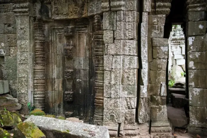 Framed Print : Exterior at Ta Prohm Temple