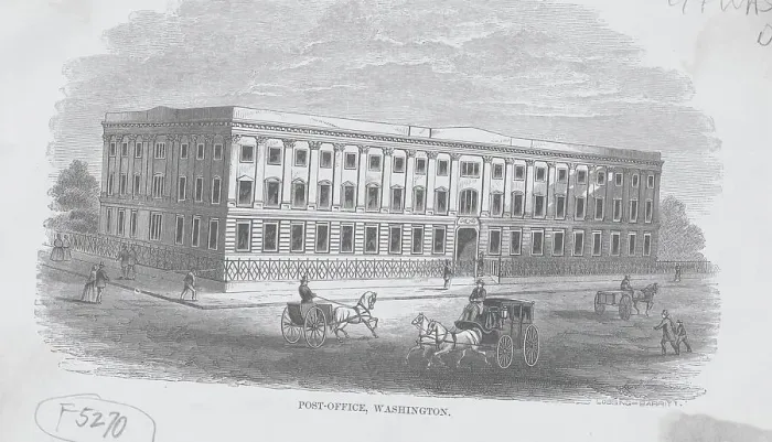Framed Print : Exterior of United State's Capitol Post Office Framed Print : Exterior of United State's Capitol Post Office