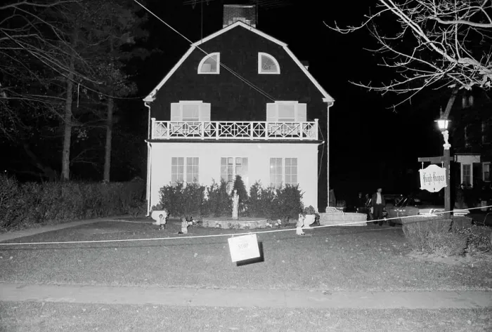 Framed Print : Exterior View of DeFeo Home in Amityville Framed Print : Exterior View of DeFeo Home in Amityville