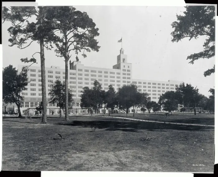 Framed Print : Exterior View of Edgewater Gulf Hotel Framed Print : Exterior View of Edgewater Gulf Hotel