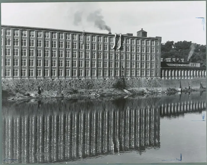 Framed Print : Exterior View of Factory