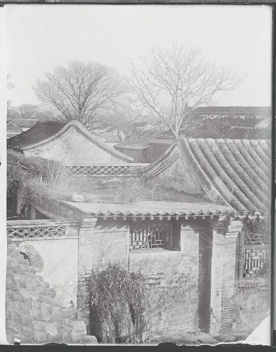 Framed Print : Exterior View of House in Peking Framed Print : Exterior View of House in Peking