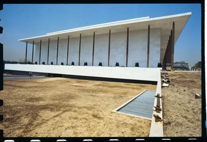 Framed Print : Exterior View of John F Kennedy Performing Arts Center Framed Print : Exterior View of John F Kennedy Performing Arts Center