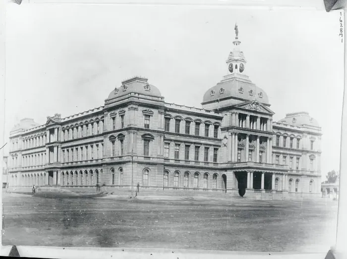 Framed Print : Exterior View of Large Building Framed Print : Exterior View of Large Building